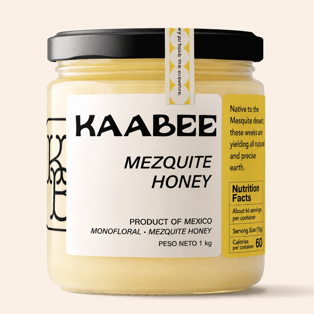 Miel de Abeja 100% Flor de Mezquite 1kg