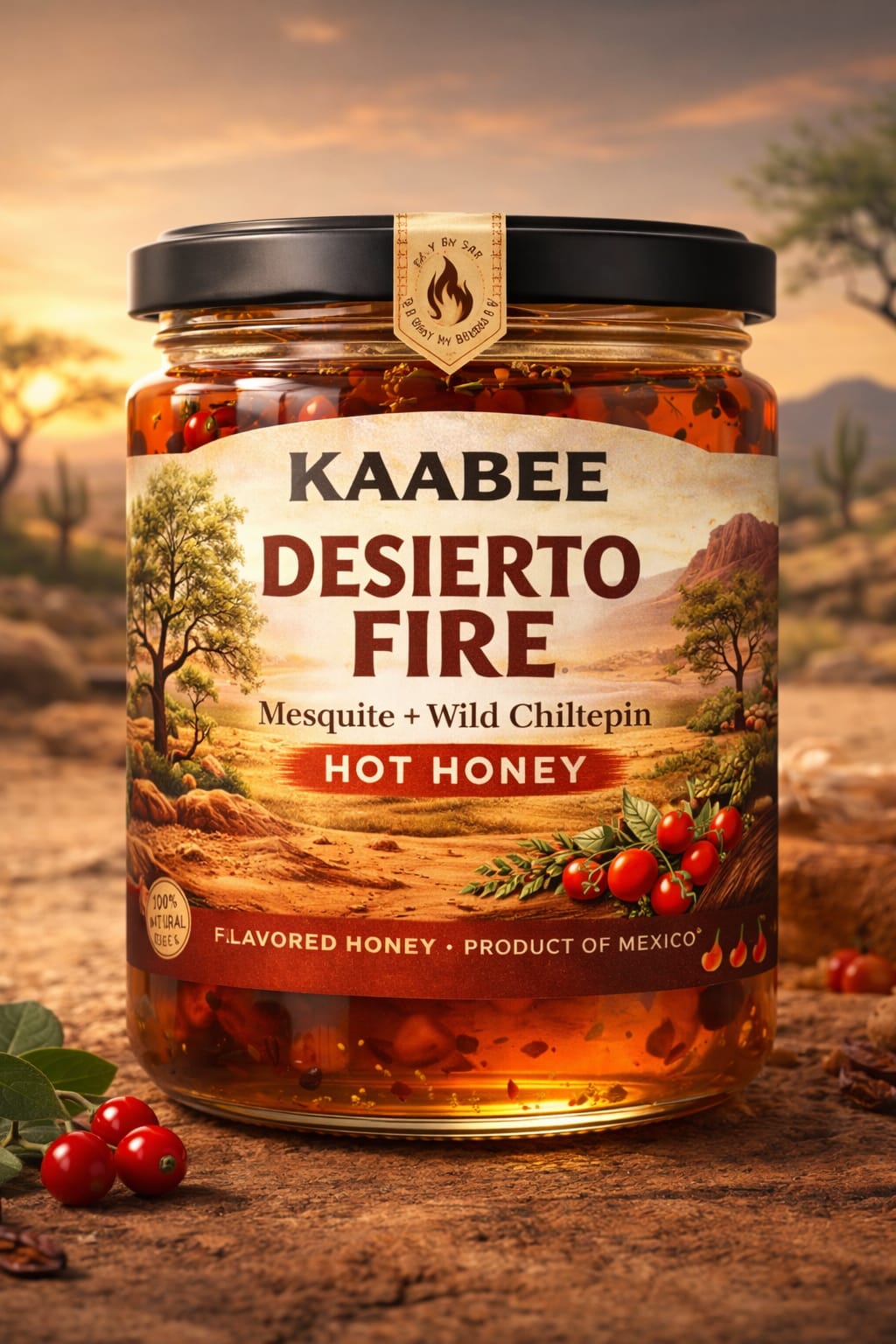 Miel de Abeja Hot Honey Desierto Fire
