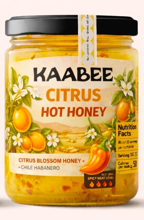 Miel de Abeja de Flor de Azahar Infusionada con Chile Habanero